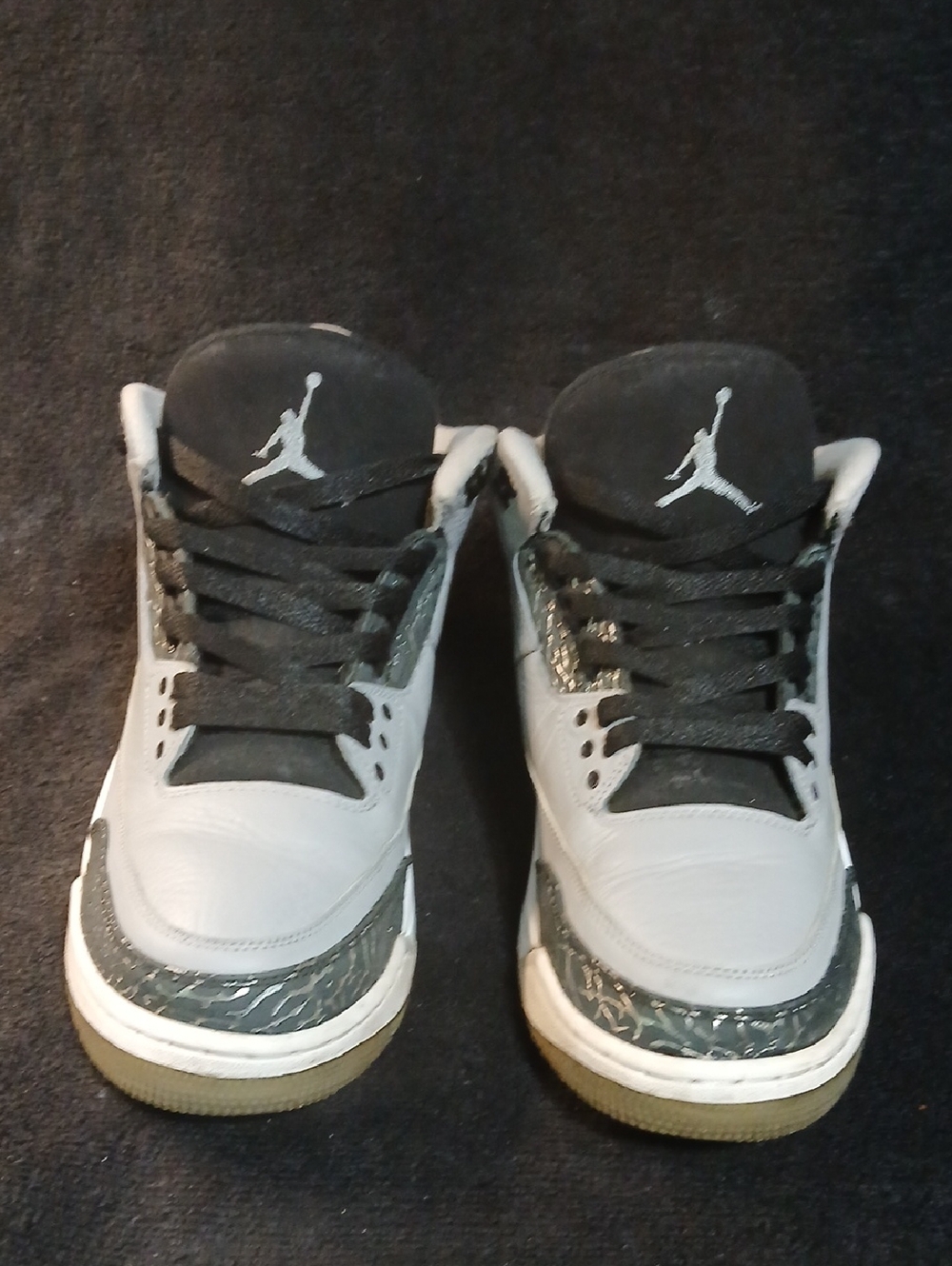 Air Jordan 3 Retro    "WOLF GREY"   Mens Size-10  100%AUTHENTIC! - Picture 2 of 11